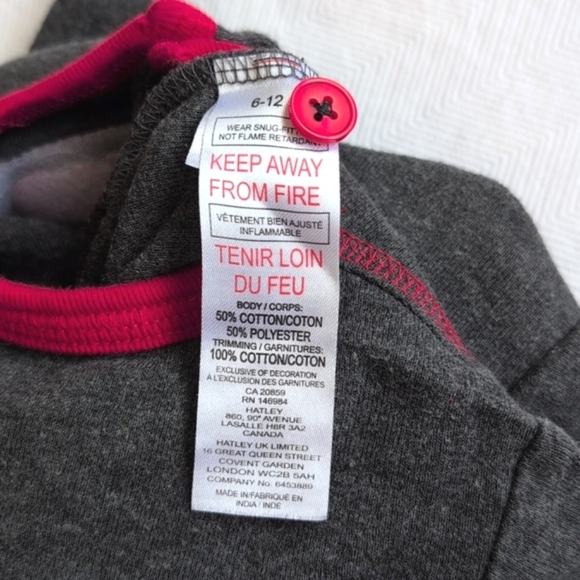 little blue house bear naked footless snap sleeper pajamas 6-12 months baby - Picture 5 of 7